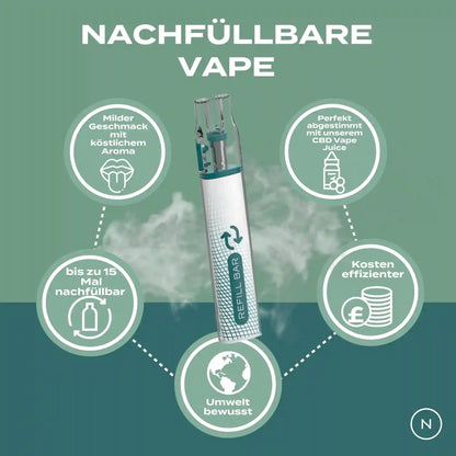 Vorteile der nachfüllbaren Vape