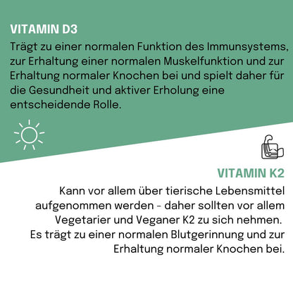 Vitamine D3 et K2